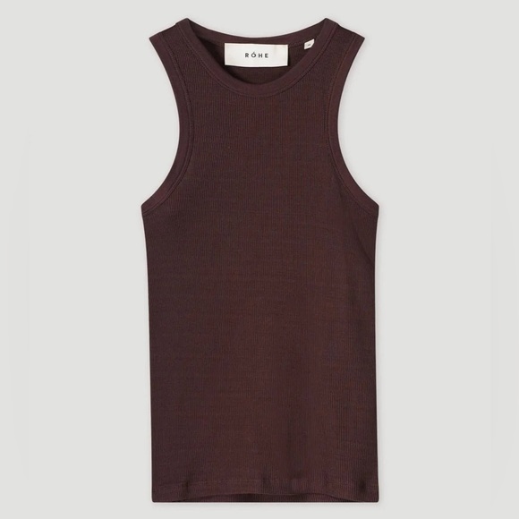 Róhe Car Top, Size 34 (XS), Pure Chocolate - Picture 2 of 9